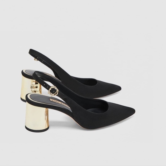 zara slingback heels